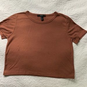 🌟3 for $10🌟F21 rust colored ribbed shirt
